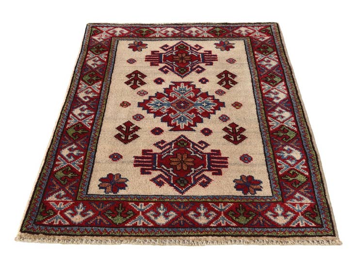 Detail image of 2' 2 x 3' Hand Knotted Kazak Rug