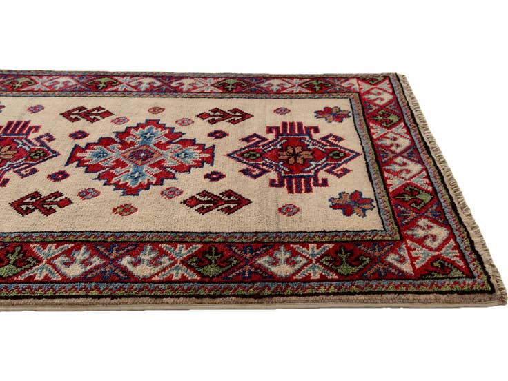 Detail image of 2' 2 x 3' Hand Knotted Kazak Rug