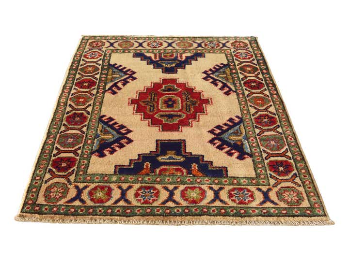 2' x 2' 9 Hand Knotted Kazak Rug