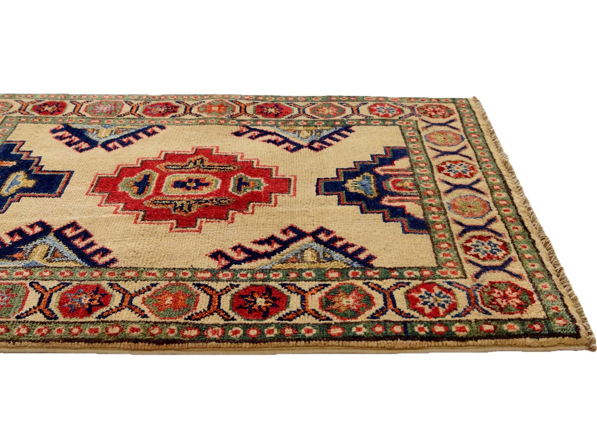2' x 2' 9 Hand Knotted Kazak Rug