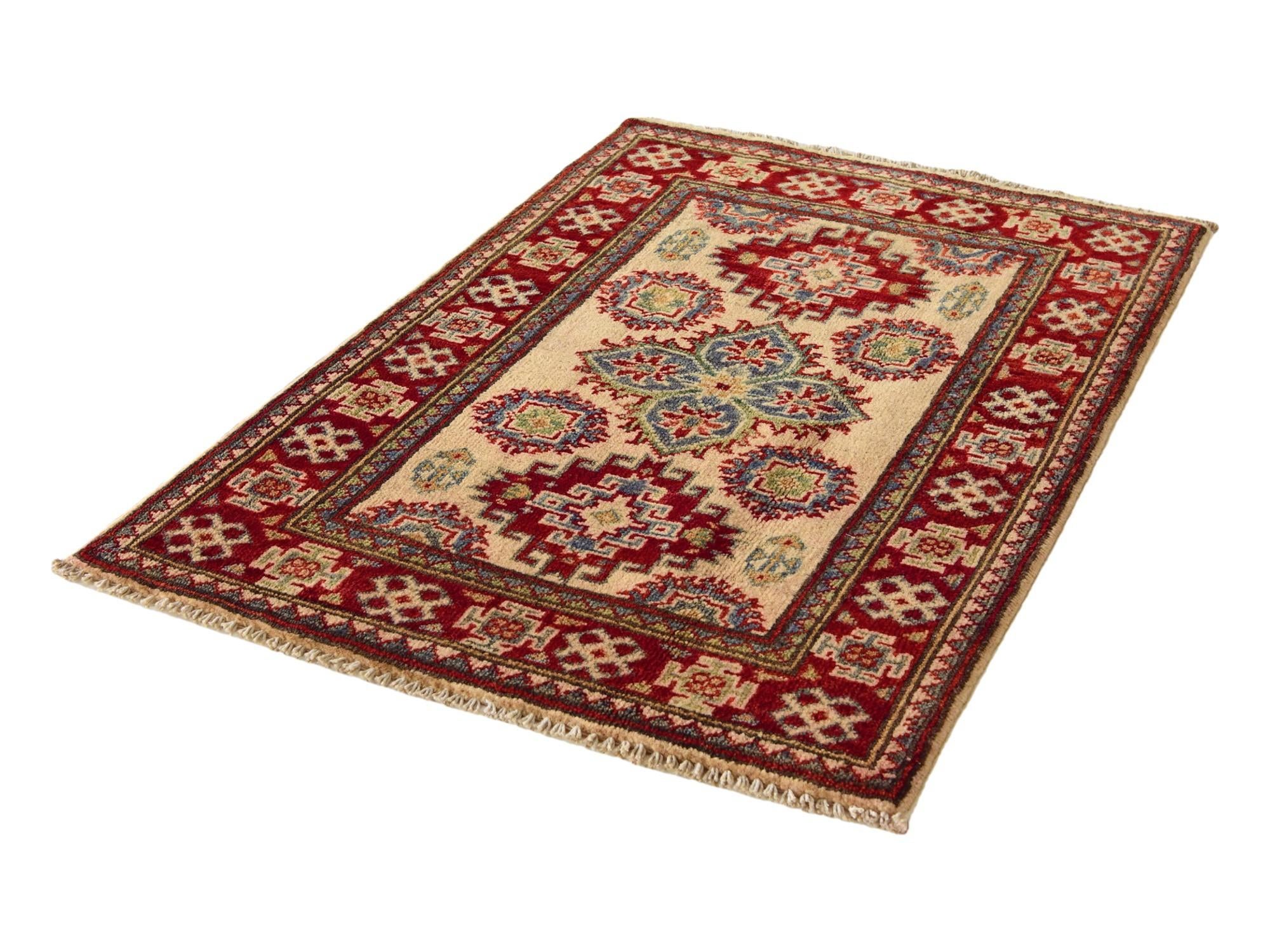 2' 2 x 3' Hand Knotted Kazak Rug