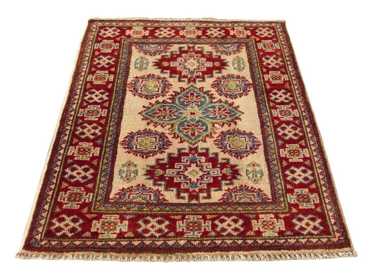 Detail image of 2' 2 x 3' Hand Knotted Kazak Rug