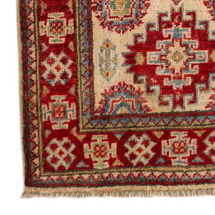 Detail image of 2' 2 x 3' Hand Knotted Kazak Rug