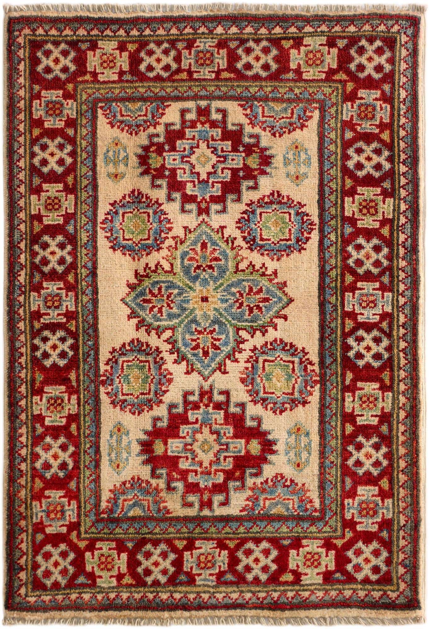 2' 2 x 3' Hand Knotted Kazak Rug
