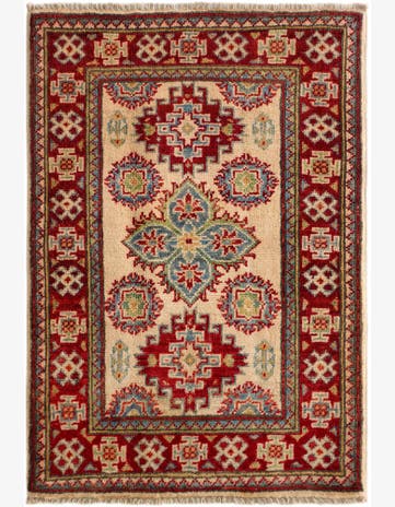 2' 2 x 3' Hand Knotted Kazak Rug