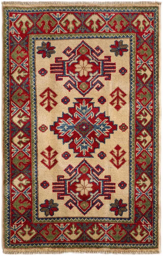 2' x 3' Hand Knotted Kazak Rug
