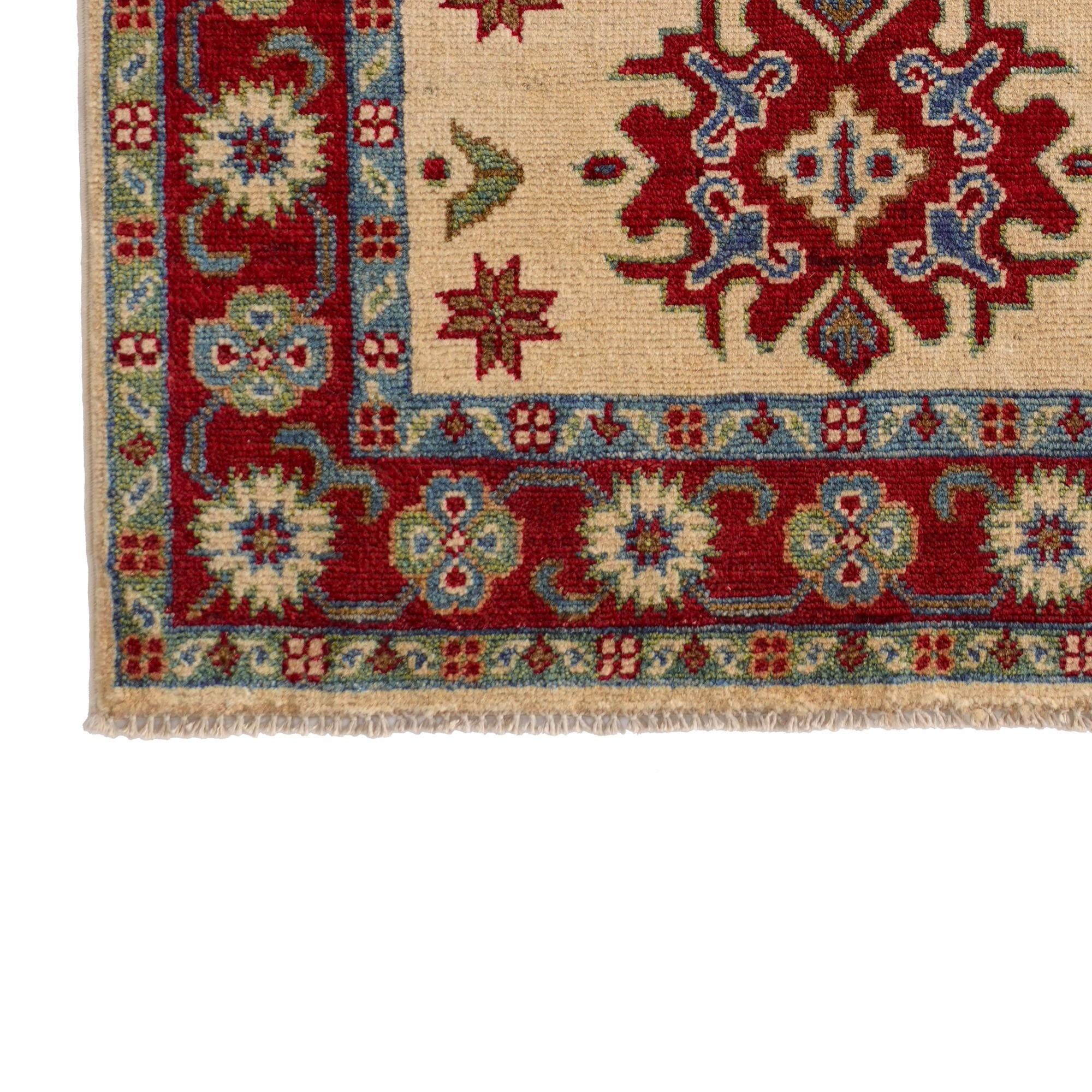 2' 8 x 4' 1 Hand Knotted Kazak Rug