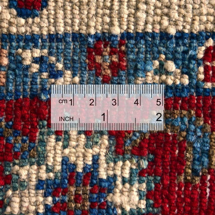 Detail image of 2' 8 x 4' 1 Hand Knotted Kazak Rug