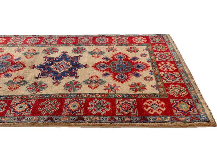 2' 8 x 4' Hand Knotted Kazak Rug