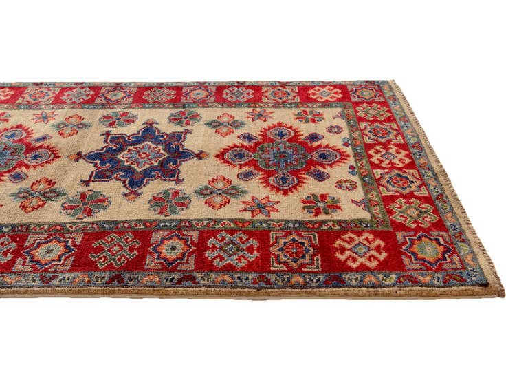 Detail image of 2' 8 x 4' Hand Knotted Kazak Rug