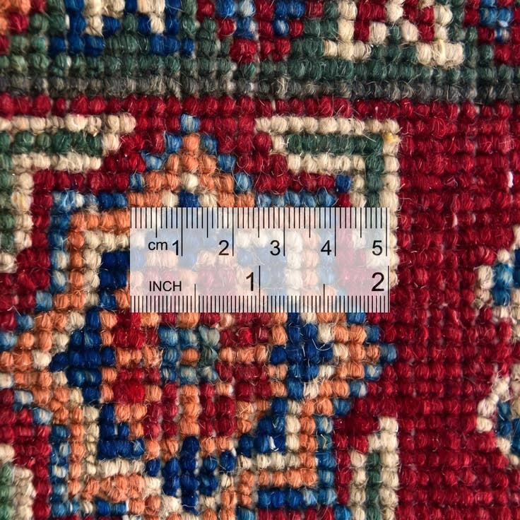 Detail image of 2' 8 x 4' Hand Knotted Kazak Rug