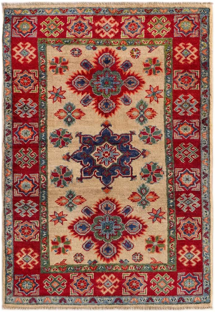 2' 8 x 4' Hand Knotted Kazak Rug