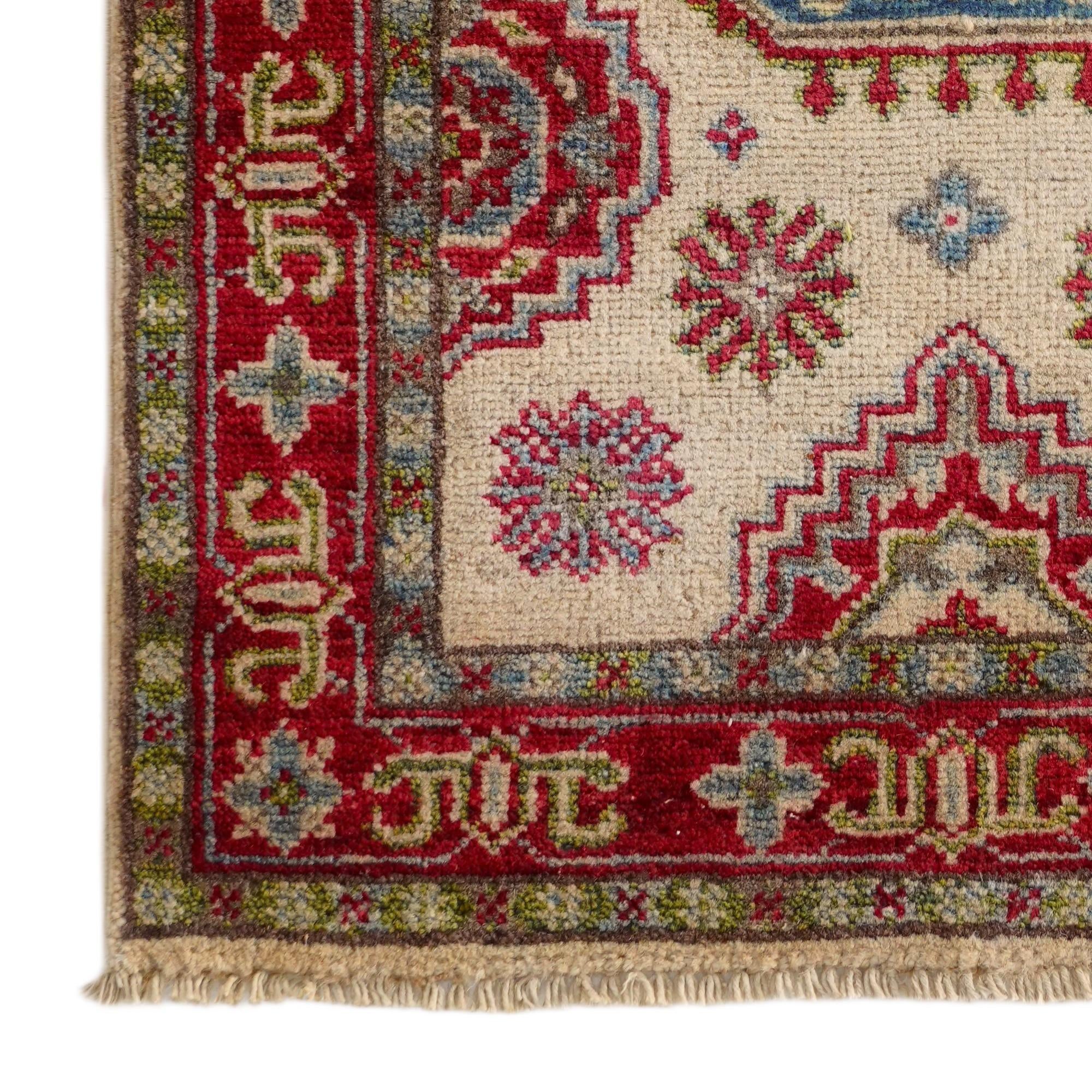 2' x 2' 11 Hand Knotted Kazak Rug