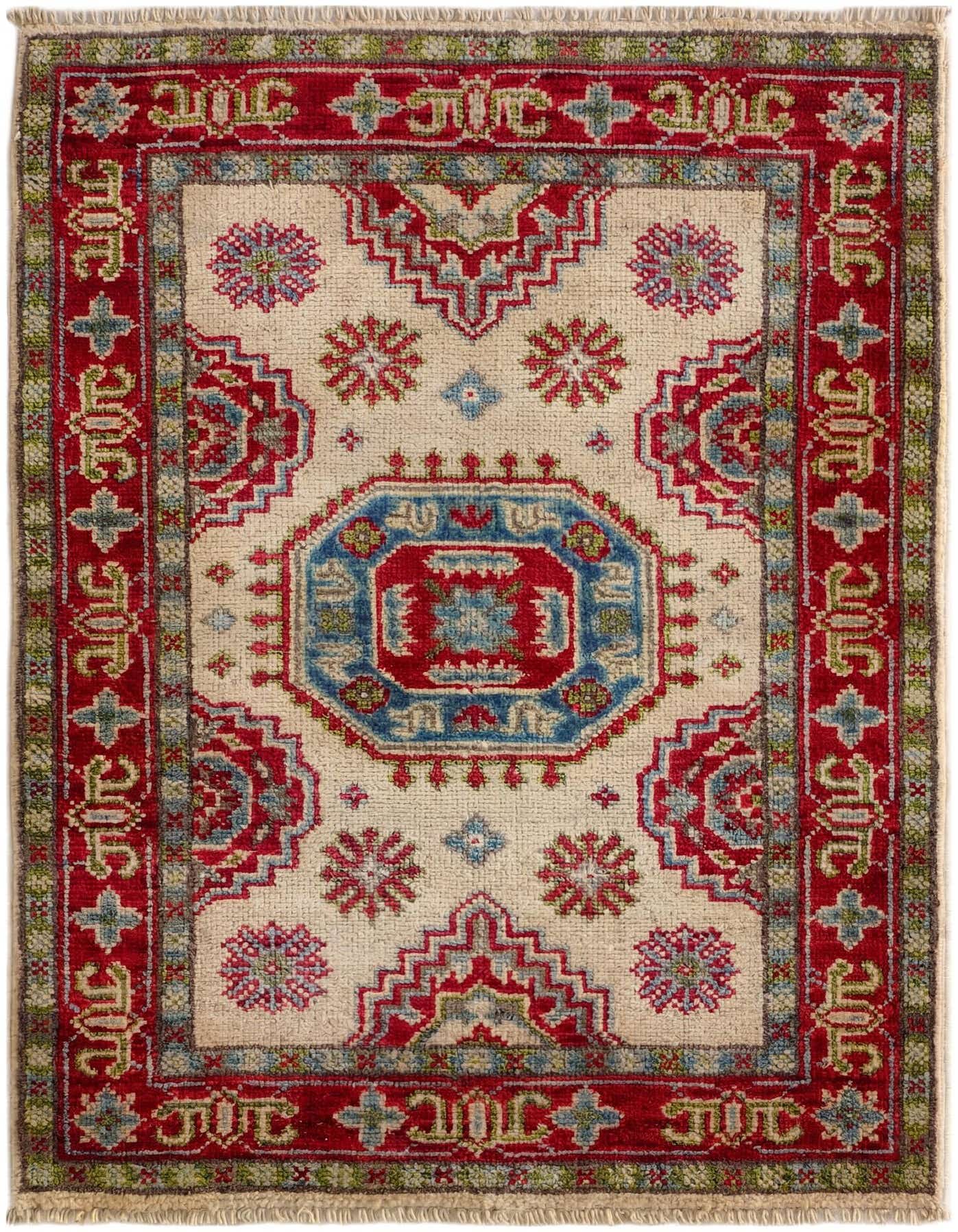 2' x 2' 11 Hand Knotted Kazak Rug