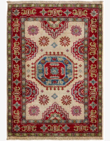 2' x 2' 11 Hand Knotted Kazak Rug