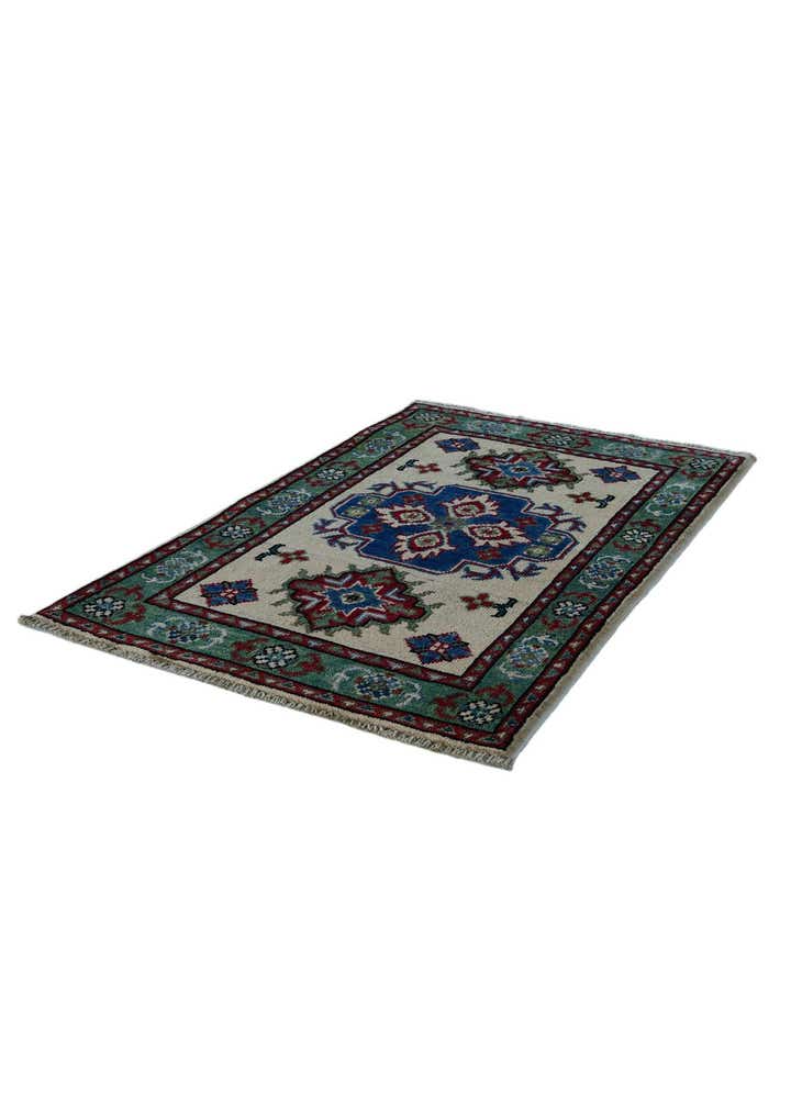 2' x 3' 1 Hand Knotted Kazak Rug