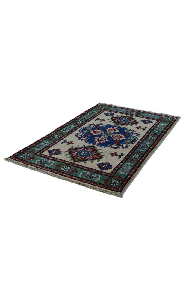 Detail image of 2' x 3' 1 Hand Knotted Kazak Rug