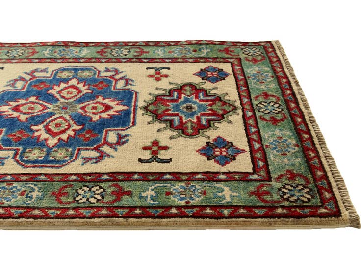 Detail image of 2' x 3' 1 Hand Knotted Kazak Rug