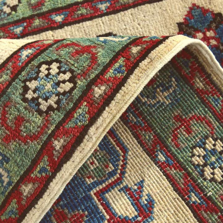 2' x 3' 1 Hand Knotted Kazak Rug