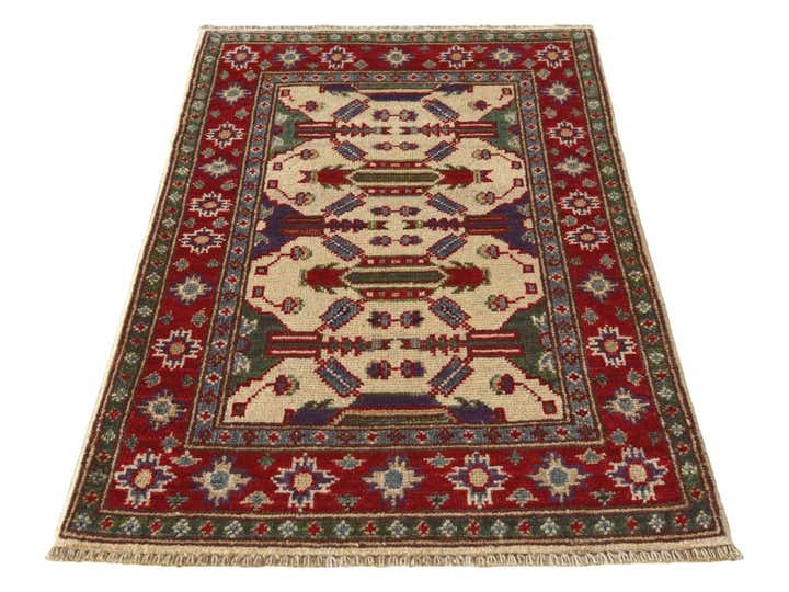 2' x 3' 3 Hand Knotted Kazak Rug