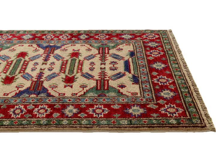 2' x 3' 3 Hand Knotted Kazak Rug