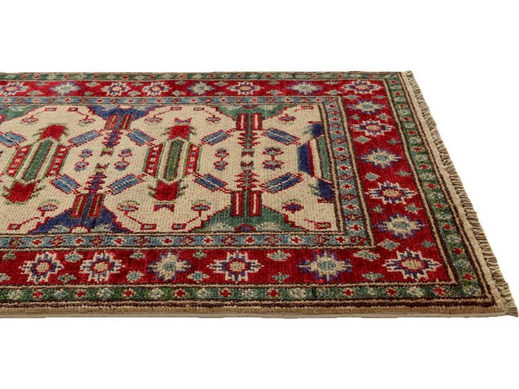 Detail image of 2' x 3' 3 Hand Knotted Kazak Rug