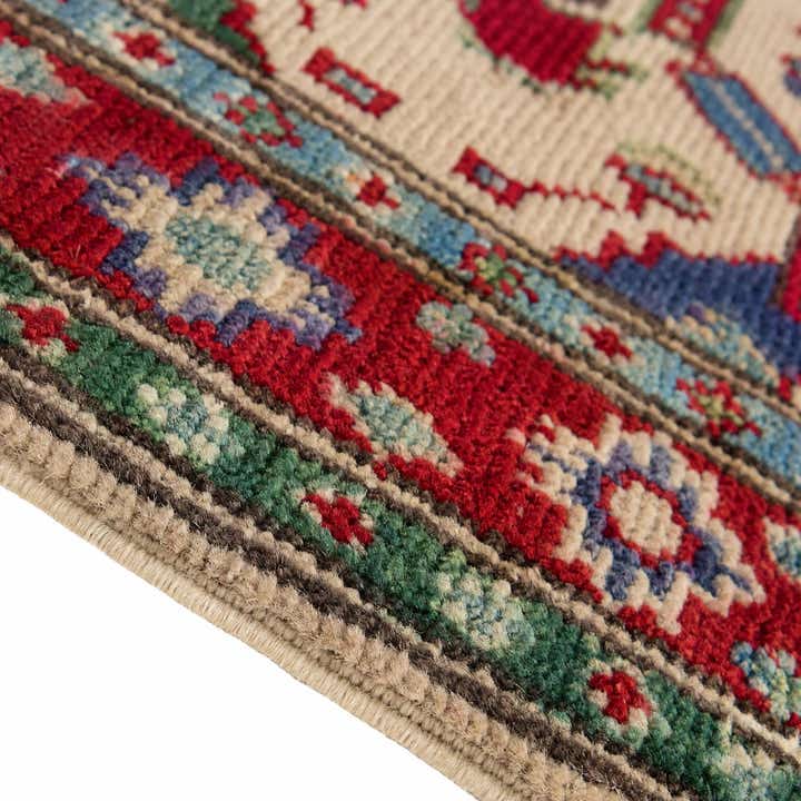 2' x 3' 3 Hand Knotted Kazak Rug