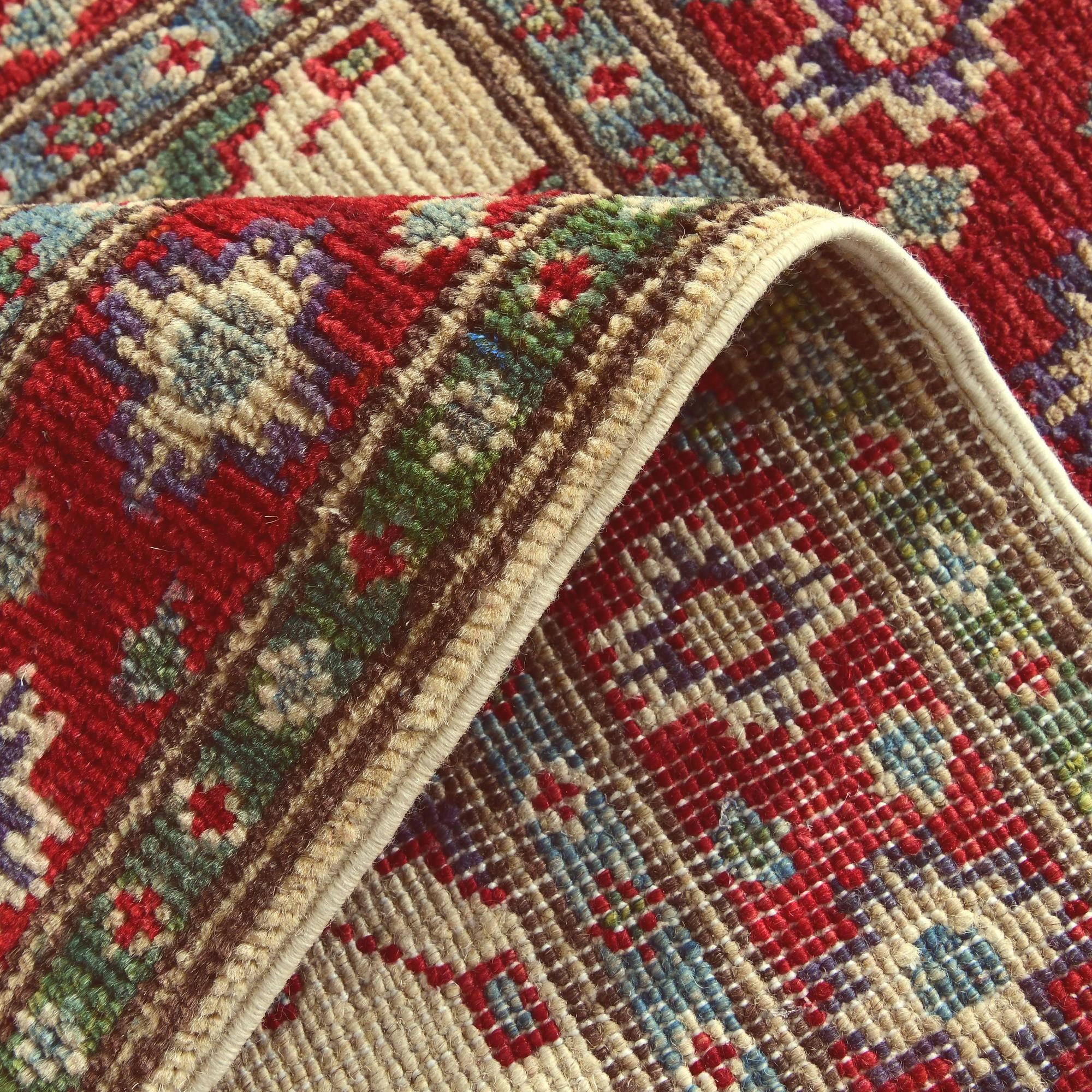 2' x 3' 3 Hand Knotted Kazak Rug