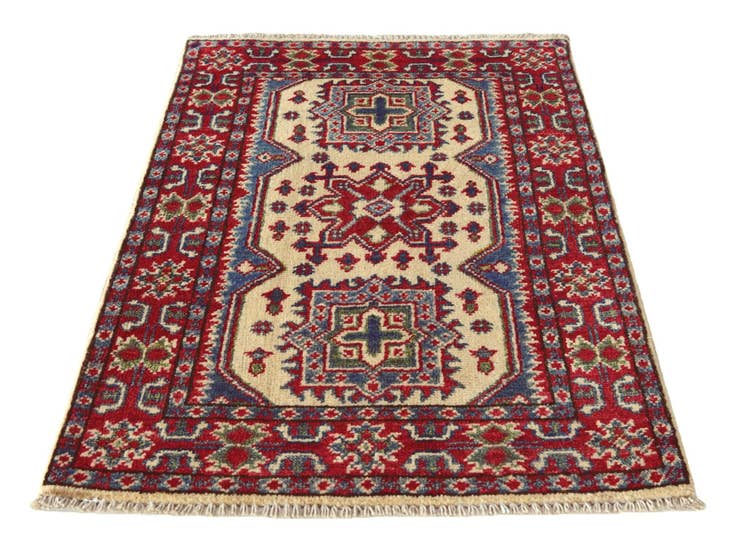 Detail image of 2' 1 x 3' 1 Hand Knotted Kazak Rug