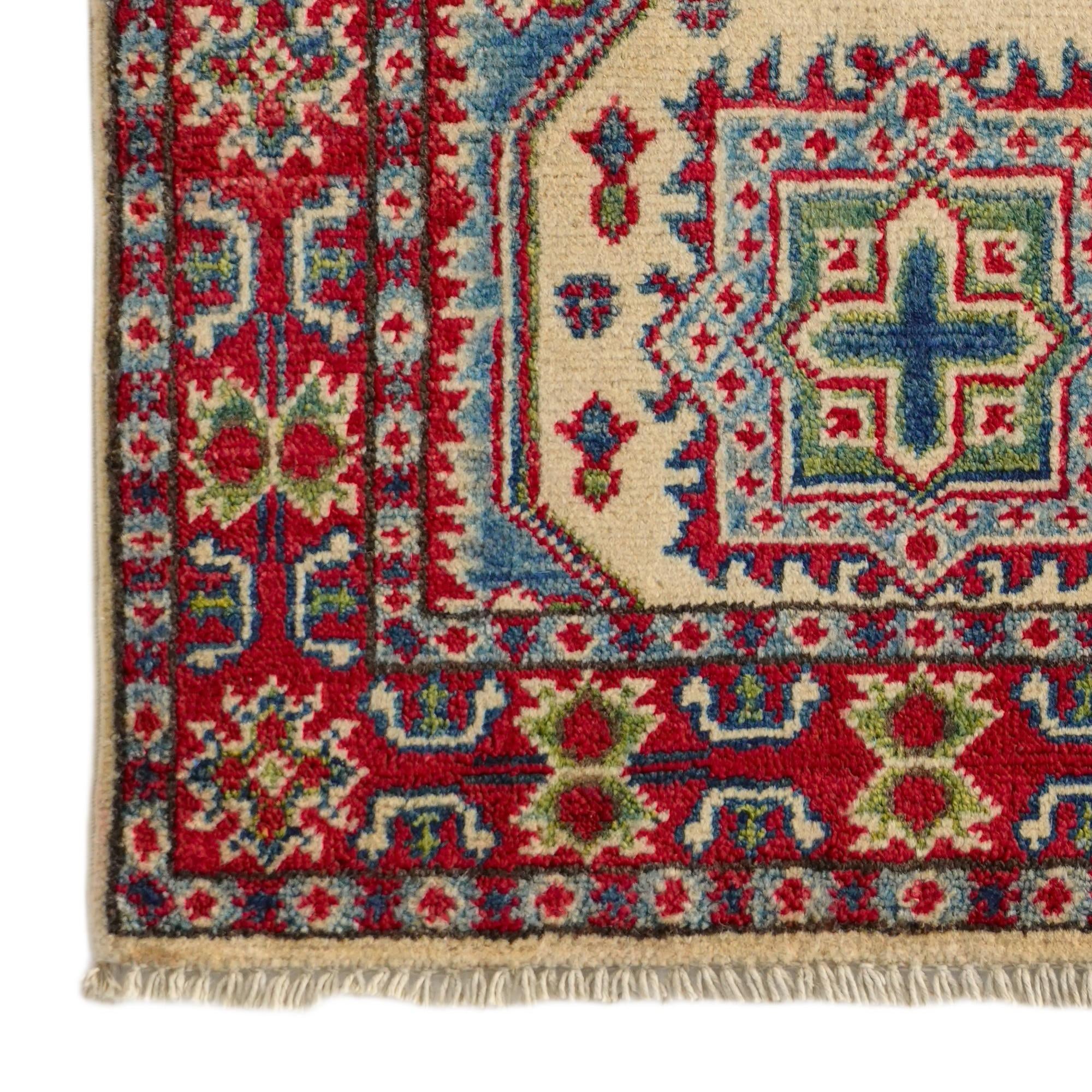2' 1 x 3' 1 Hand Knotted Kazak Rug
