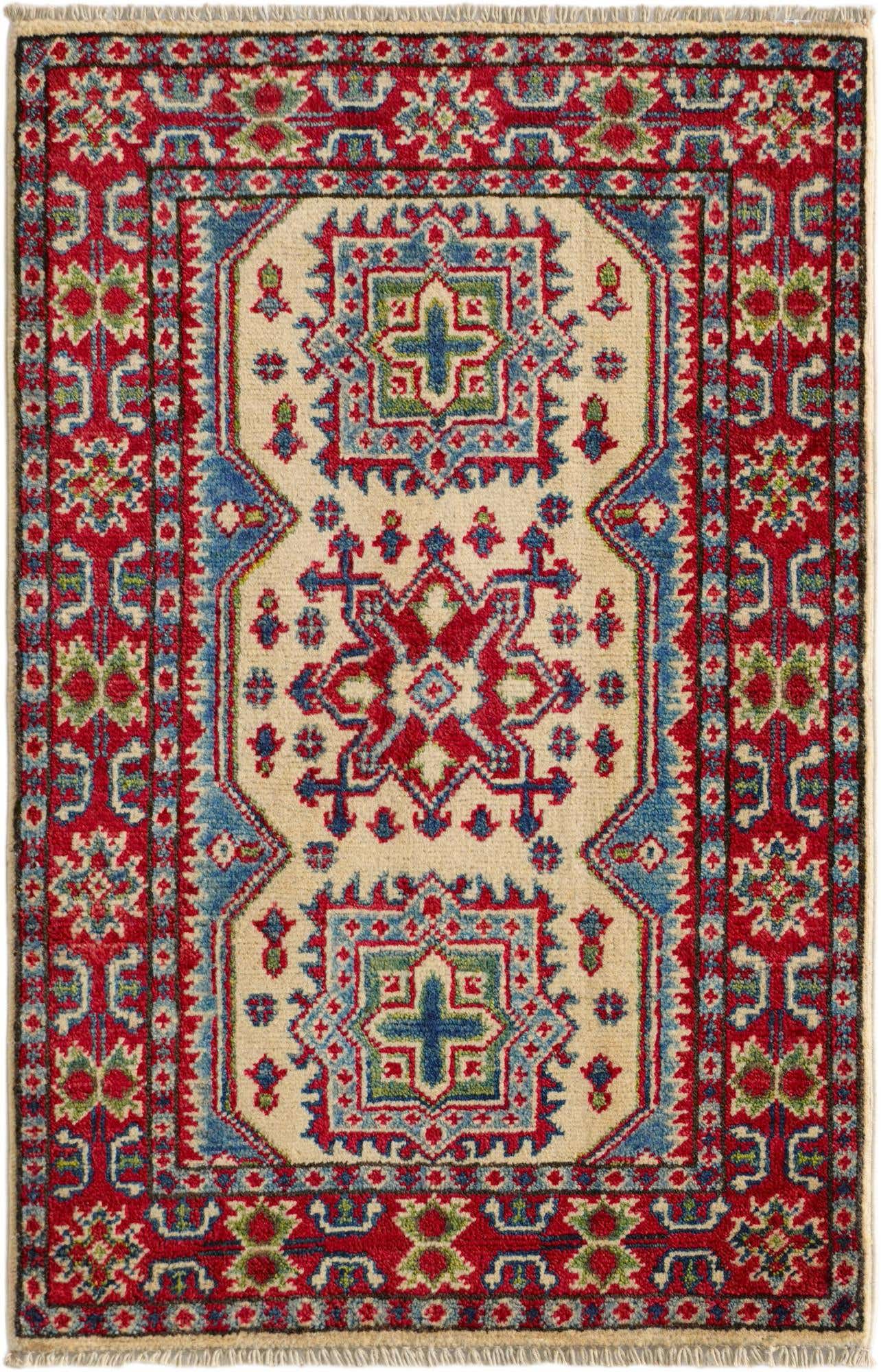 2' 1 x 3' 1 Hand Knotted Kazak Rug