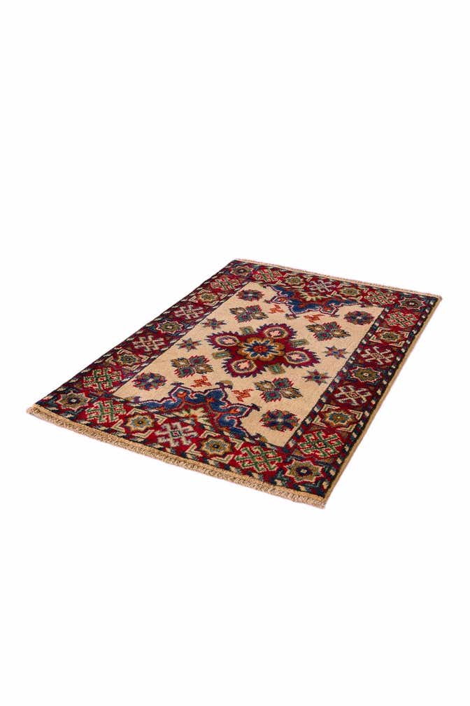 2' x 3' 1 Hand Knotted Kazak Rug