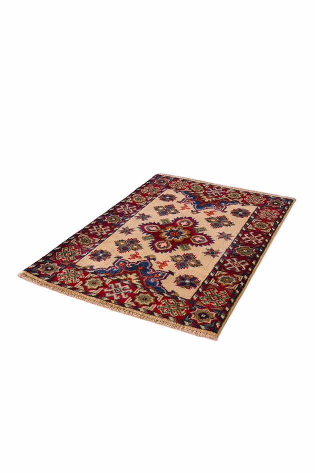 Detail image of 2' x 3' 1 Hand Knotted Kazak Rug