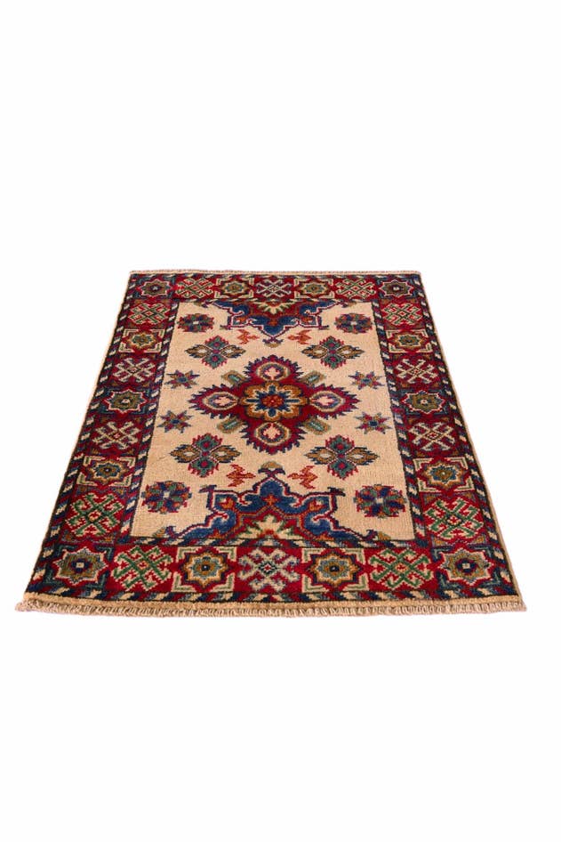 Detail image of 2' x 3' 1 Hand Knotted Kazak Rug