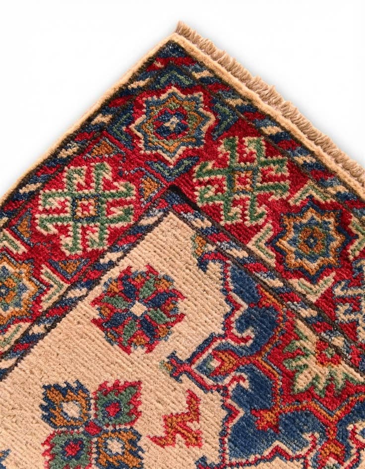 Detail image of 2' x 3' 1 Hand Knotted Kazak Rug