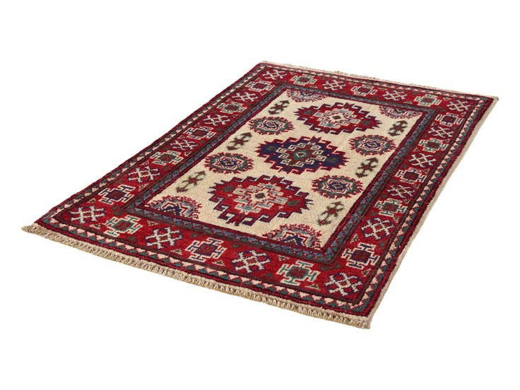 Detail image of 2' x 3' 1 Hand Knotted Kazak Rug