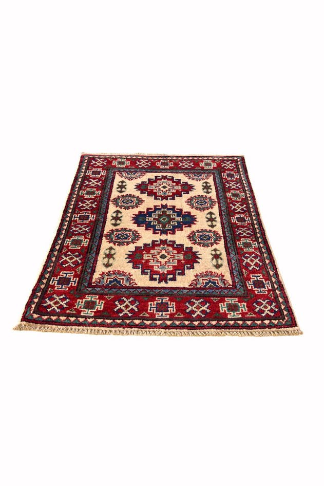 Detail image of 2' x 3' 1 Hand Knotted Kazak Rug