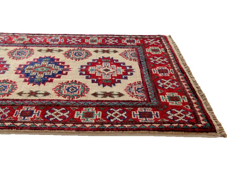 Detail image of 2' x 3' 1 Hand Knotted Kazak Rug