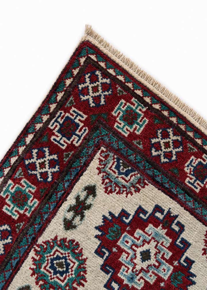 2' x 3' 1 Hand Knotted Kazak Rug