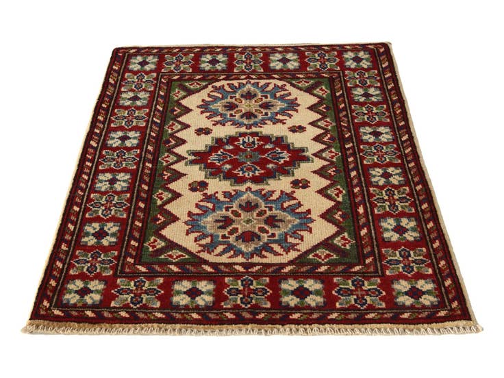 Detail image of 2' 2 x 3' Hand Knotted Kazak Rug