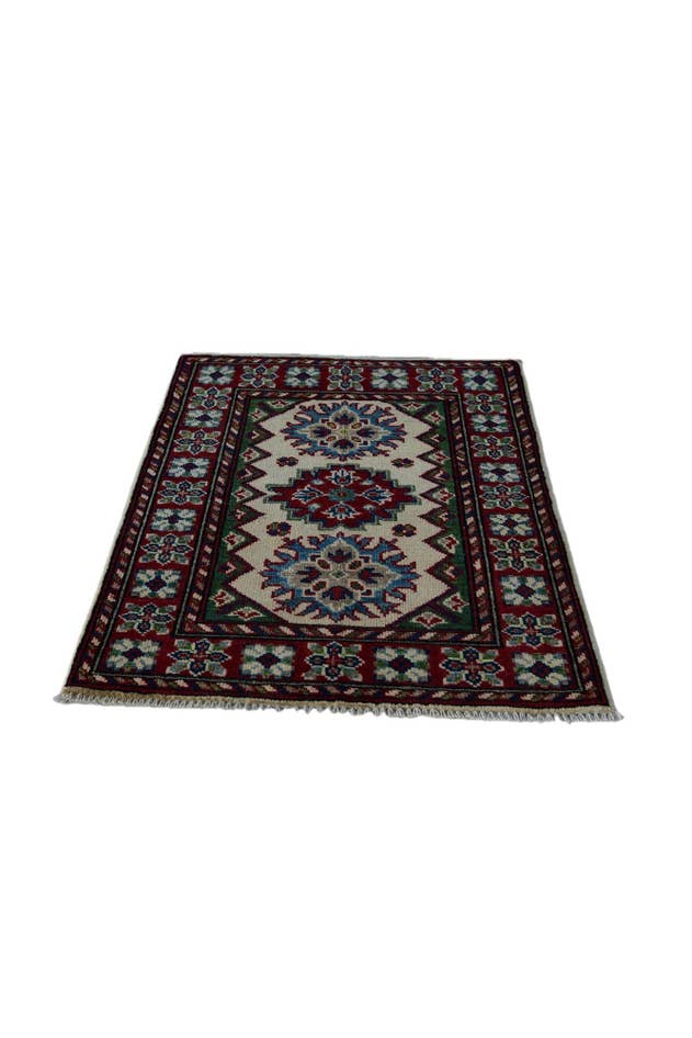 Detail image of 2' 2 x 3' Hand Knotted Kazak Rug