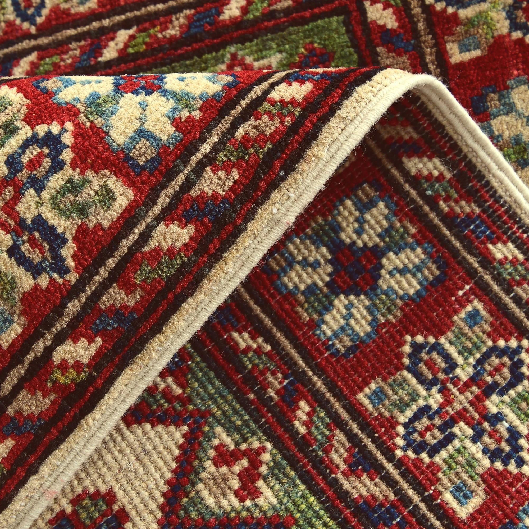 2' 2 x 3' Hand Knotted Kazak Rug