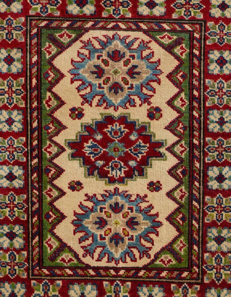 Detail image of 2' 2 x 3' Hand Knotted Kazak Rug