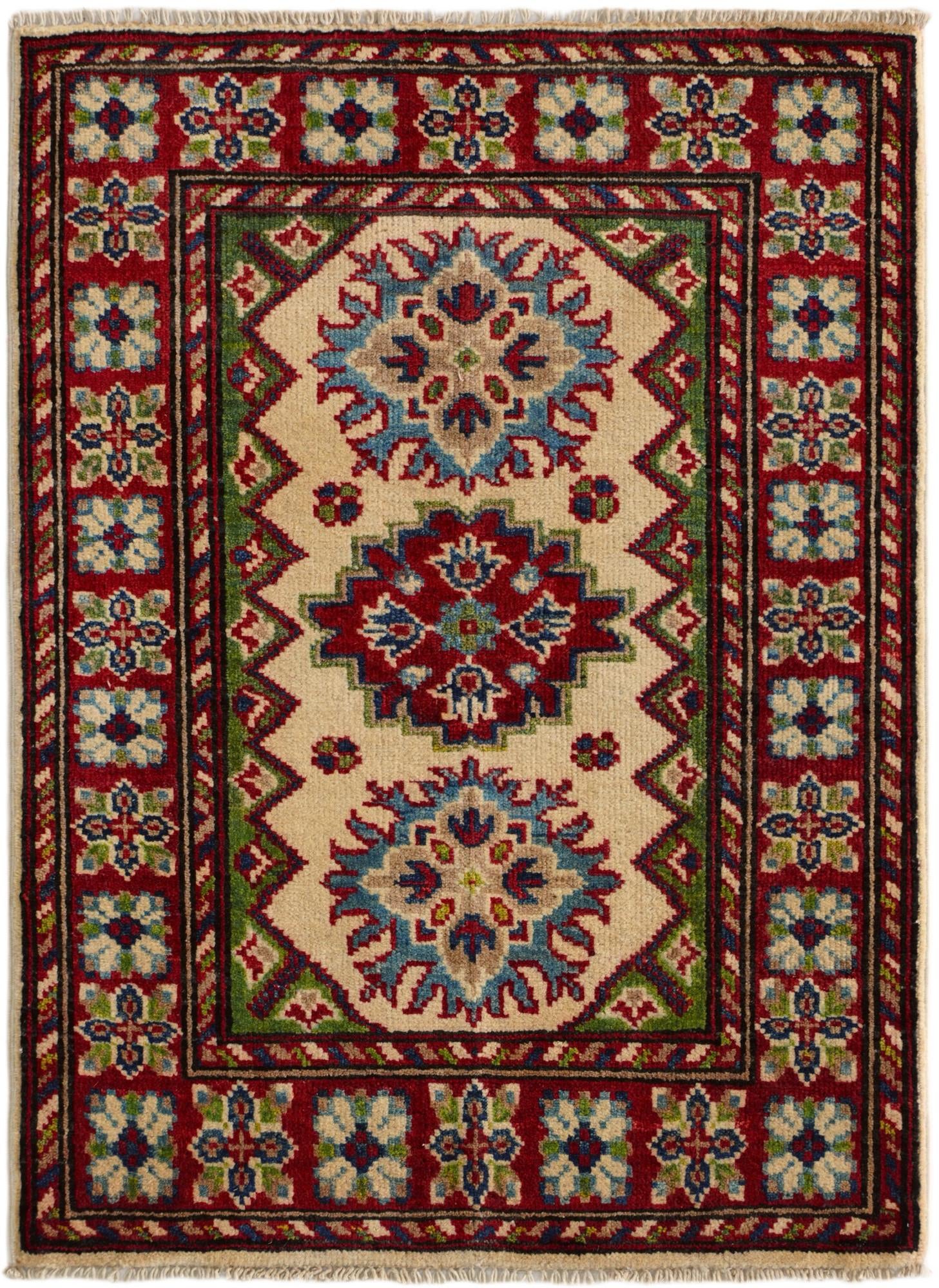 2' 2 x 3' Hand Knotted Kazak Rug