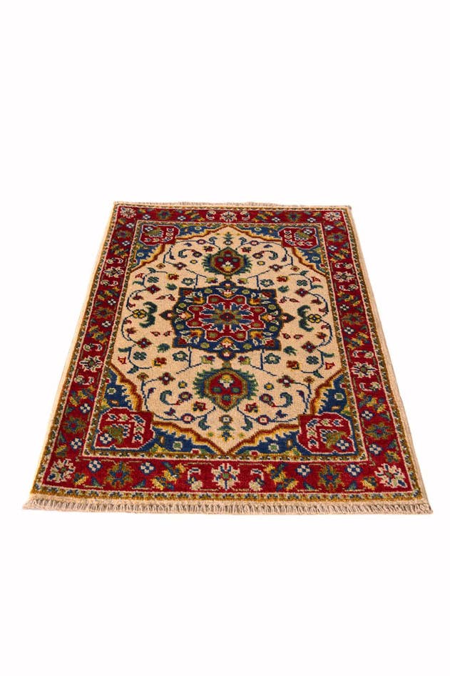 Detail image of 2' 1 x 3' Hand Knotted Kazak Rug