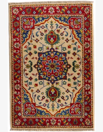 2' 1 x 3' Hand Knotted Kazak Rug