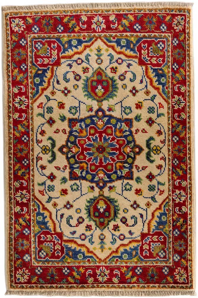 2' 1 x 3' Hand Knotted Kazak Rug