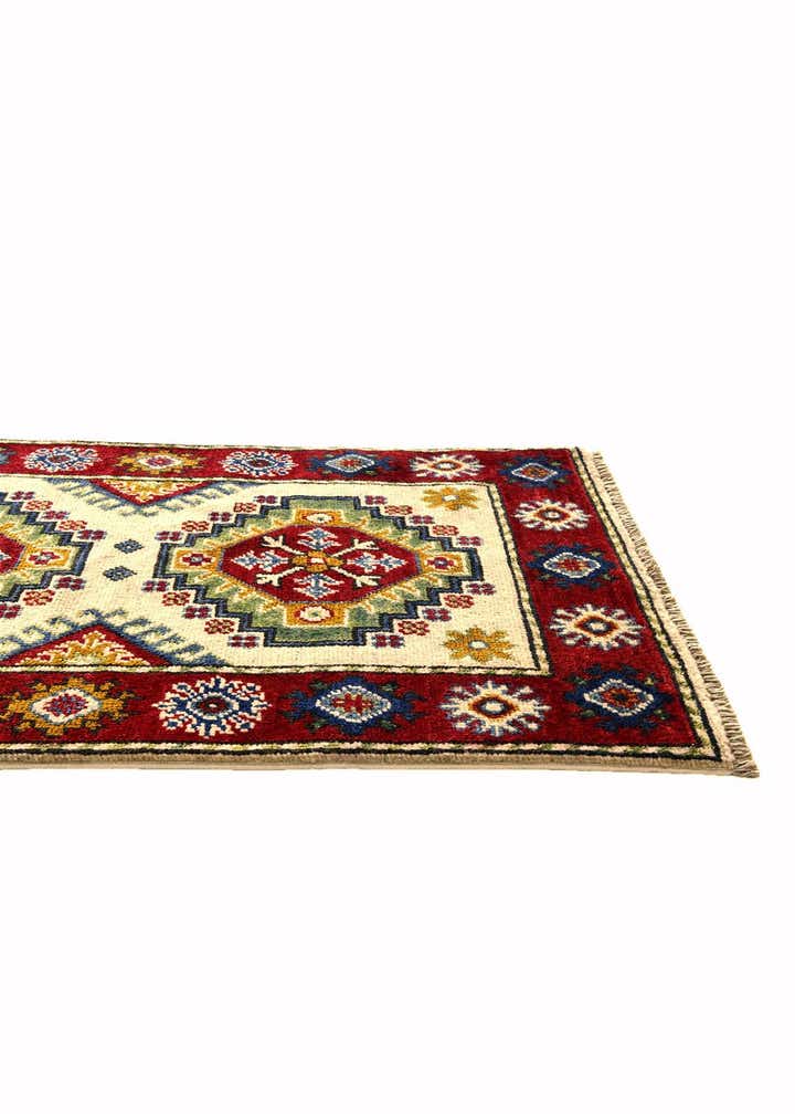 2' x 3' 4 Hand Knotted Kazak Rug