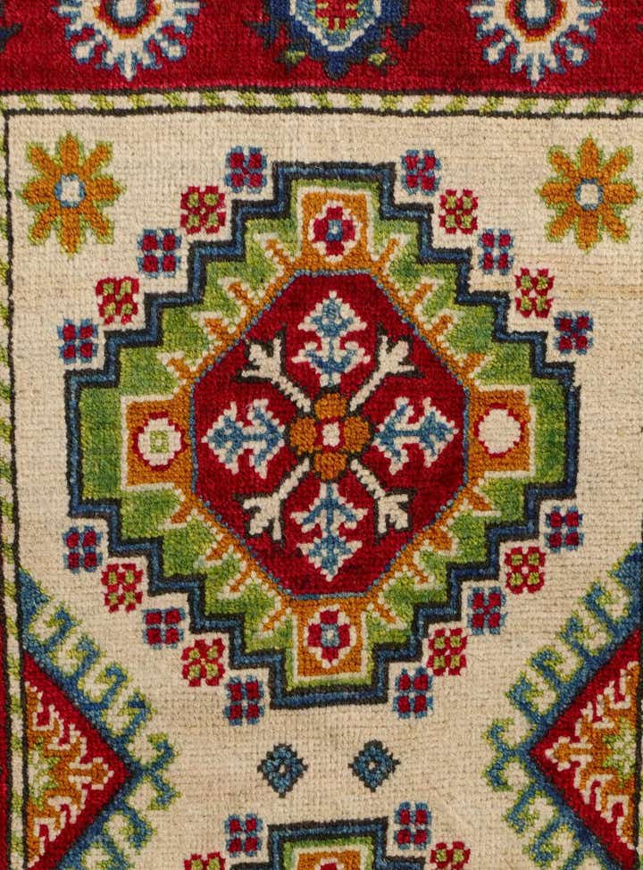2' x 3' 4 Hand Knotted Kazak Rug