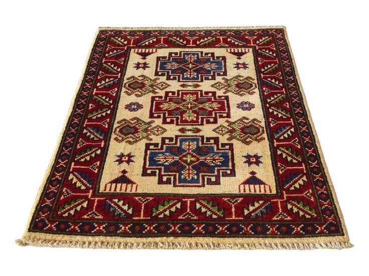 Detail image of 2' x 3' Hand Knotted Kazak Rug